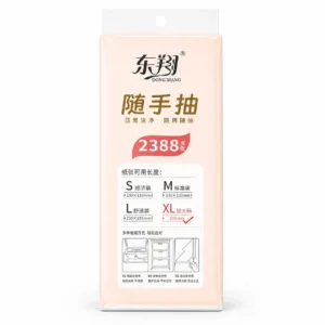 A package featuring Chinese writing prominently displayed on a white background.