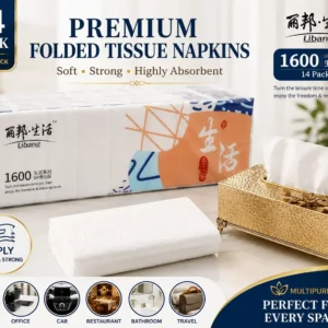 Libang Lifestyle Series Folded Tissue Napkins 14 Pack