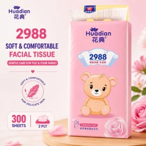 Soft and comfortable Hudian baby facial tissue, imported from China, available for sale in Pakistan.