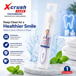 X-Crush Care Premium Toothbrush Ultra Soft Micro Bristles
