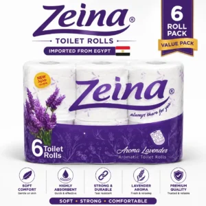 Zeina Aroma Lavender Toilet Rolls – Hero Product Image